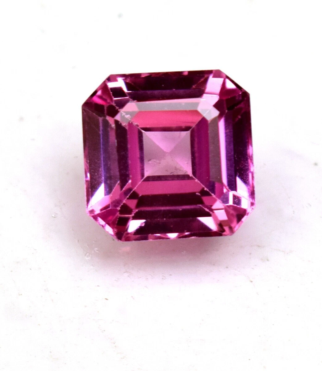 Pink tourmaline emerald best sale cut