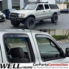 Wellvisors In-channel Window Visors 4pcs For Tacoma Double Cab 2001-2004 2002 03 Wellvisors In-channel Window Visors 4pcs For Tacoma Double Cab 2001-2004 2002 03