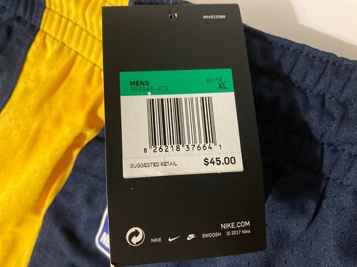 Pantaloncini Nike taglia XL Indiana Pacers NUOVI CON ETICHETTE DRI-FIT 2017 - Foto 3 di 3