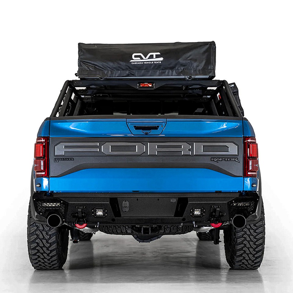 Vijay For 2017-2020 Ford F-150 Raptor SVT Steel Rear Bumper W/LED ...