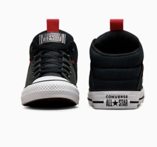 Neu mit Etikett! CHUCK TAYLOR ALL STAR AXEL MITTELTOP SNEAKER Größe 1 Kinder schwarz Converse - Bild 6 von 6