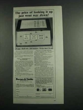 1984 Barnes & Noble Webster's Unabridged Dictionary Advertisement