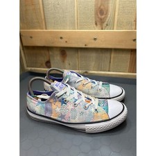 Converse All Star Junior Sneakers Patchwork Design US 4 EU 36 Multicolor