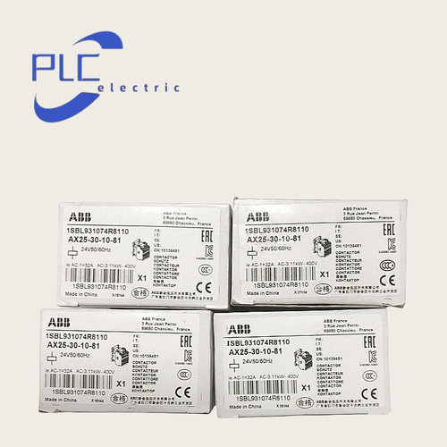 ABB Schütz AL12-30-10-81 - 24V DC Schaltkontaktor Mit 3 NO + 1 Hilfskontakt