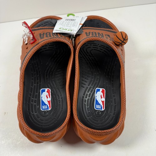 Crocs NBA Echo Slides Herren 8 Sienna schwarz 209791-805 - Bild 5 von 7