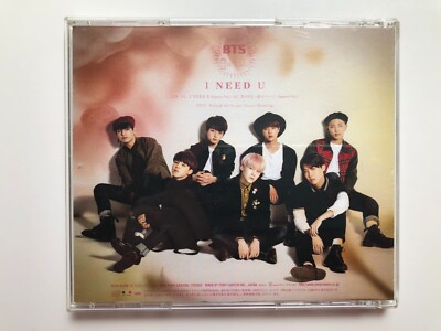BTS】 Bangtan Boys I NEED U CD DVD Japan Limited Edition BTS】 Bangtan Boys I NEED U CD DVD Japan Limited Edition