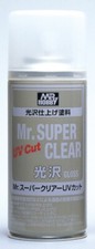 Mr. Hobby B522 Mr. Super Clear UV Cut Gloss Top Coat Spray Paint 170ml - US
