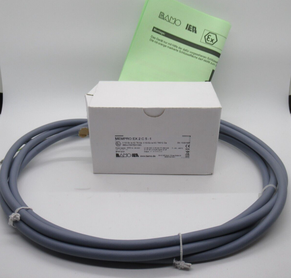 BAMO MEMPRO EX 2 C 5-1 HYDROSTATIC LEVEL TRANSMITTER, FILL LEVEL MONITORING 4-20