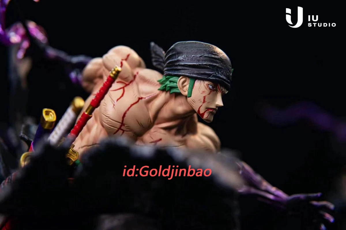 IU Studio One Piece Roronoa Zoro Resin Model 1/4 Scale In Stock H49cm Anime