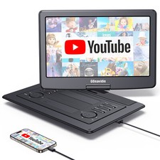 19" Full HD Portable DVD Player with 16" 270 Large Screen HDMI 1080P Battery USB