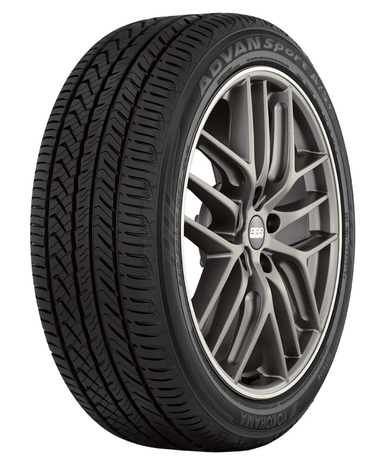1 New Yokohama Advan Sport A/s Plus - 245/35r19 Tires 2453519 245 35 19 - Image 2 of 4