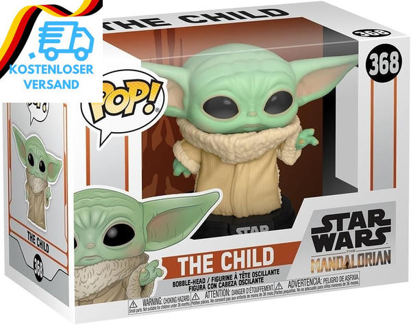 Funko Pop! Star Wars: The Mandalorian - Grogu (The Child, Baby Yoda) - Vinyl-Sam-image