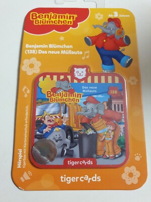 Tigerbox tigercards Benjamin Blümchen (138) das neue Müllauto Neu 