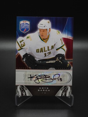 Krys Barch 2009-10 UD Be A Player Hockey Signatures Auto Dallas Stars #S-KB