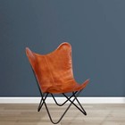 Vintage Living Room Accent Brown Butterfly Chair Home Decore Amazing With Stand