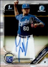 2019 Bowman Chrome Prospect Autographs Yefri Del Rosario