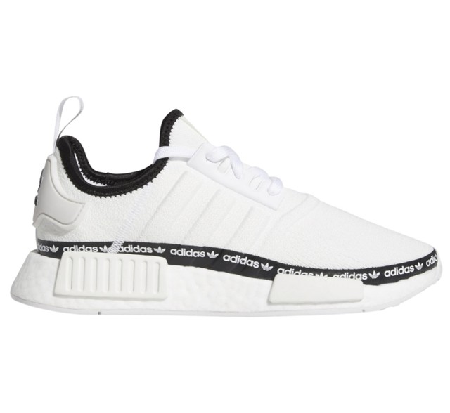 Size 11 - adidas NMD R1 White Tape Logo for sale online | eBay
