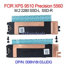 M.2 2280 SSD Left /Right side Heatsink HDD Bracket For Dell XPS 15 03JJDG 006N16