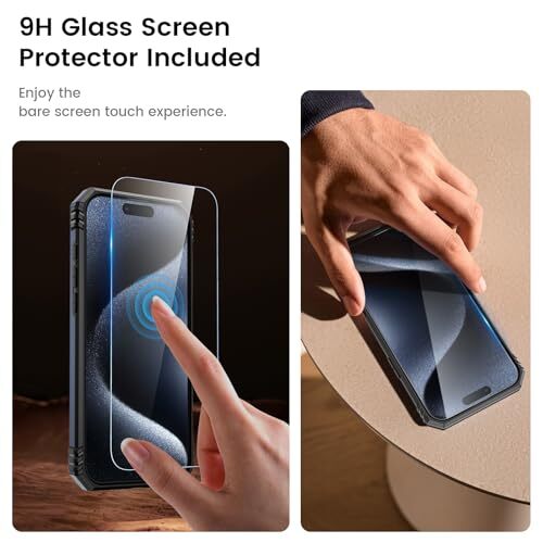 Kompatibel für iPhone 16 Pro Max Hülle mit Nur für iPhone 16 Pro Max Blau - Bild 8 von 8
