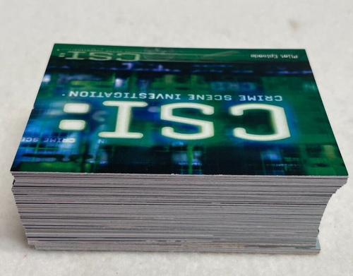 CSI Series 1 Trading Cards #1-100 Complete Set + Chase Sets Strictly Ink 2003 - Picture 14 of 15