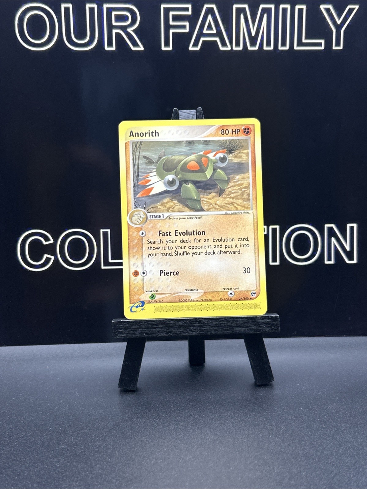 Anorith 27/100 Uncommon Sandstorm Pokemon Regular 2003