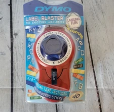 Dymo Label Blaster Lablemaker No Batteries Required Embossing Tape Included