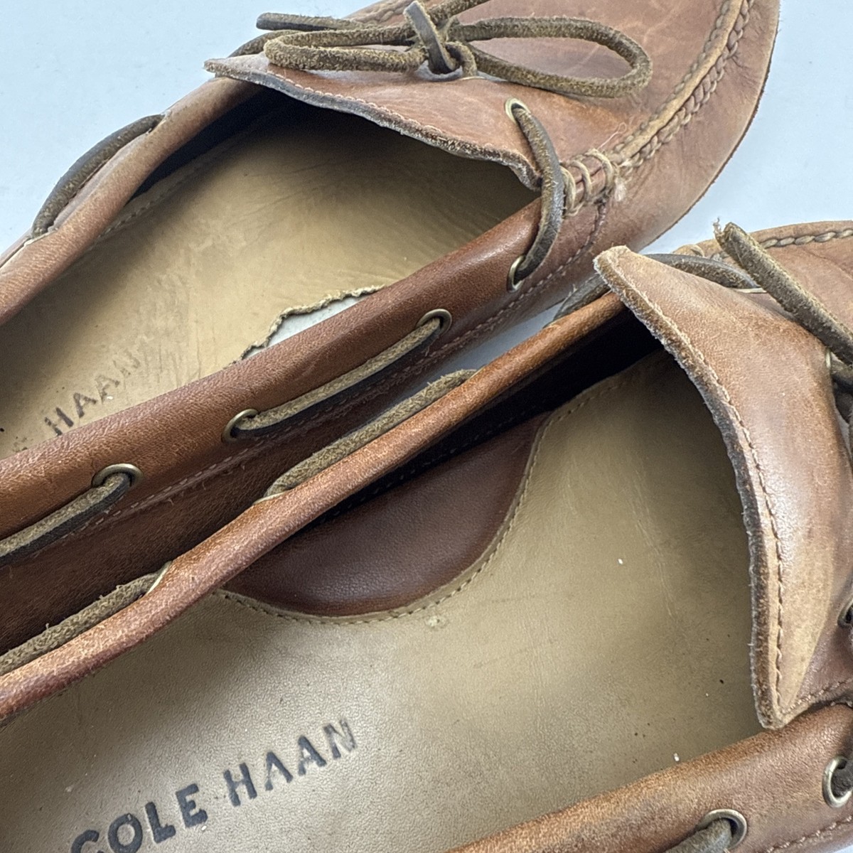 Cole Haan Grant Driver Mocassin Loafer Shoe Mens 10M Brown  display picture 1