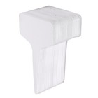 100 Pcs Plastic Waterproof Nursery Garden Markers Grey Plant Tags