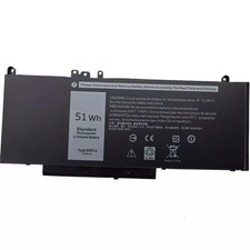 Battery for Dell Latitude E5450 E5550 Notebook 15.6" WYJC2 8V5GX G5M10 7.4V 51Wh