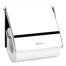 Image of Brabantia Renew Toilet Roll Holder White Silver Black