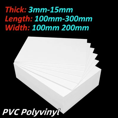 PVC Hartschaum Platte Hartschaumplatte 3-15mm weiß Kunststoff Platte Zuschnitt - Bild 1 von 4