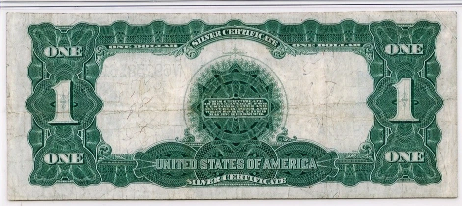 1899 US Black Eagle $1 Silver Certificate - Fr#236 -PMG 25 Very Fine - Image 4 of 4