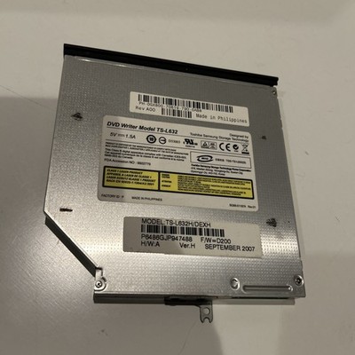Toshiba Samsung TS-L632 DVD Writer Drive TS-L632H/TOYH - Black Bezel