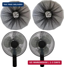 Mesh Safety Cover for 14 Inches Oscillating Pedestal or Wall Fan - Kid Safe Fing