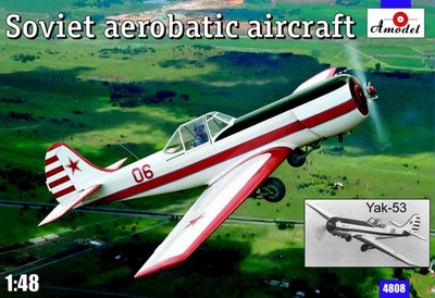 Amodel 4808 - 1:48 Yak-53 Soviet aerobatic aircraft - Neu