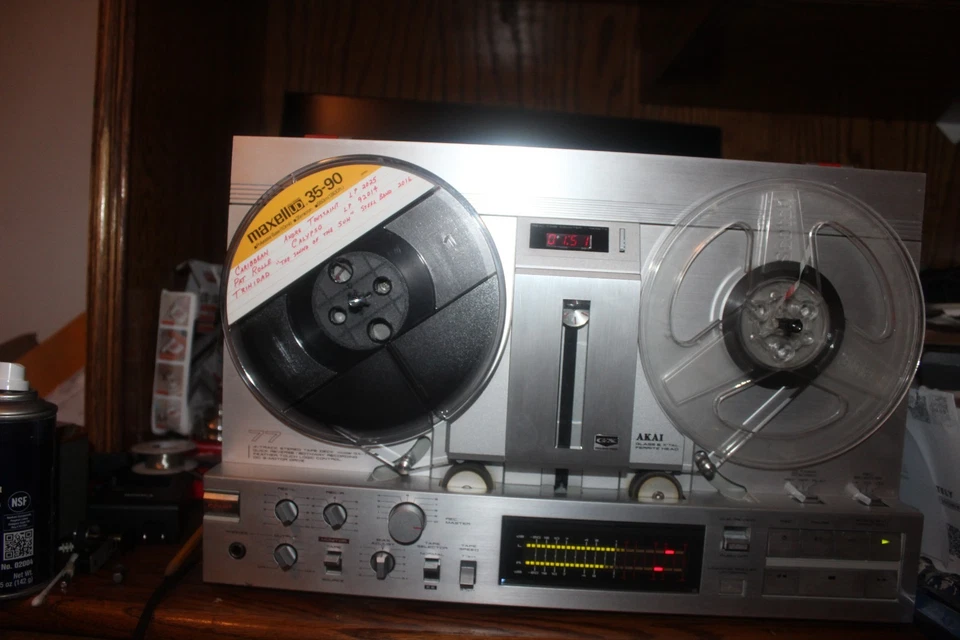 akai gx-77 reel to reel tape recorder serviced by the seller  multi voltage - Image 4 of 4