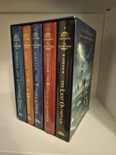Percy Jackson First Edition OOP Hardcover Disney Box Set Rick Riordan