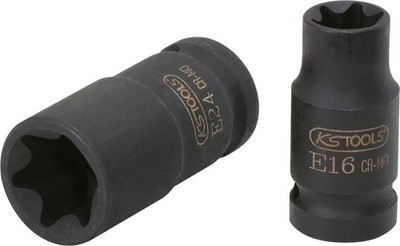 KS Tools 911.0958 1/2'' Torx-E-Kraft-Stecknuss, kurz, E10