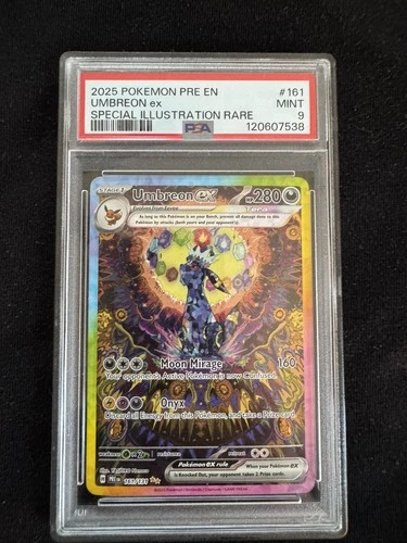 Prismatic Evolutions Umbreon ex #161/131 PSA 9