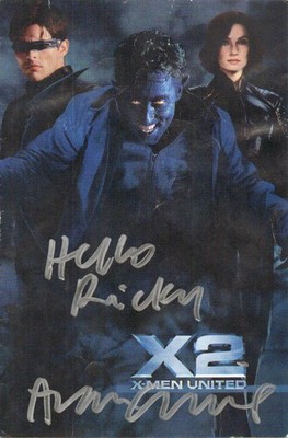 ALAN CUMMING - Actor - X-Men 2 / Nightcrawler - Traitors - Autograph Picture