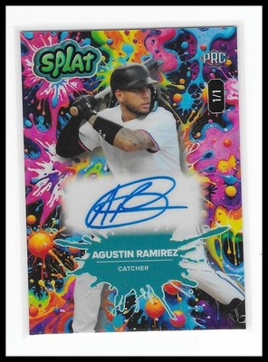 2024 Wild Card Splat Baseball Agustin Ramirez 1/1 Auto Marlins