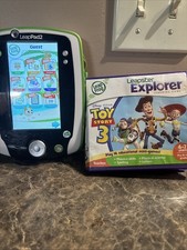 LeapFrog LeapPad 2 Explorer Learning System: Green and White W/ Toy Story 3