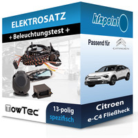 für Citroen E-C4 FließHeck 10.2020- Towtec E-Satz 13Polig Fahrzeugspezifisch NEU