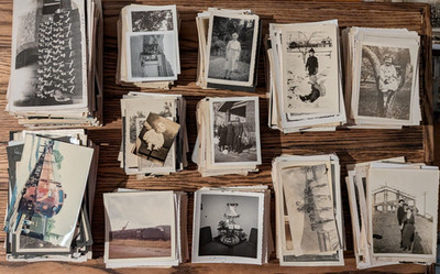 100 Vintage B&W/Color Photos Lot - Found Snapshots - Original Old Junk Nostalgia