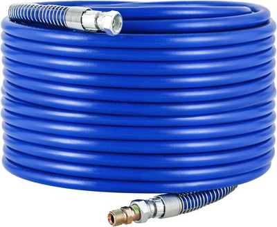 #ad 100FT Airless Paint Spray Hose Kit 3600PSI High Pressure 1 4quot; Fiber Tube $53.99