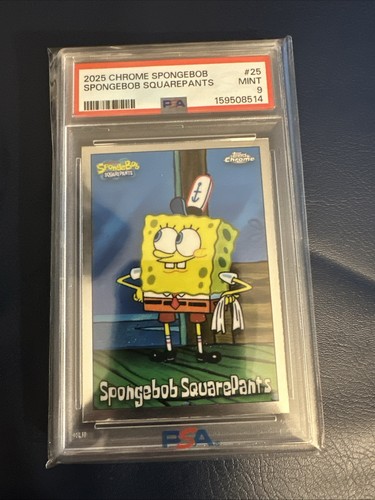 spongebob topps chrome SpongeBob SquarePants Base