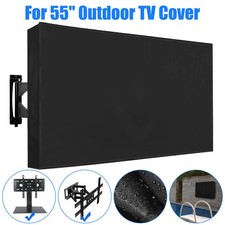 55in Outdoor TV Cover Fitted Waterproof Weatherproof Television Protector Screen