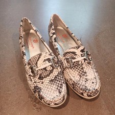 LKNW Marc Joseph Snakeskin grand st golf leather loafers worn once flawless 7