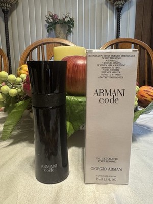 Giorgio Armani Armani Code 2.5oz Men Eau de Toilette for Men in a TST box