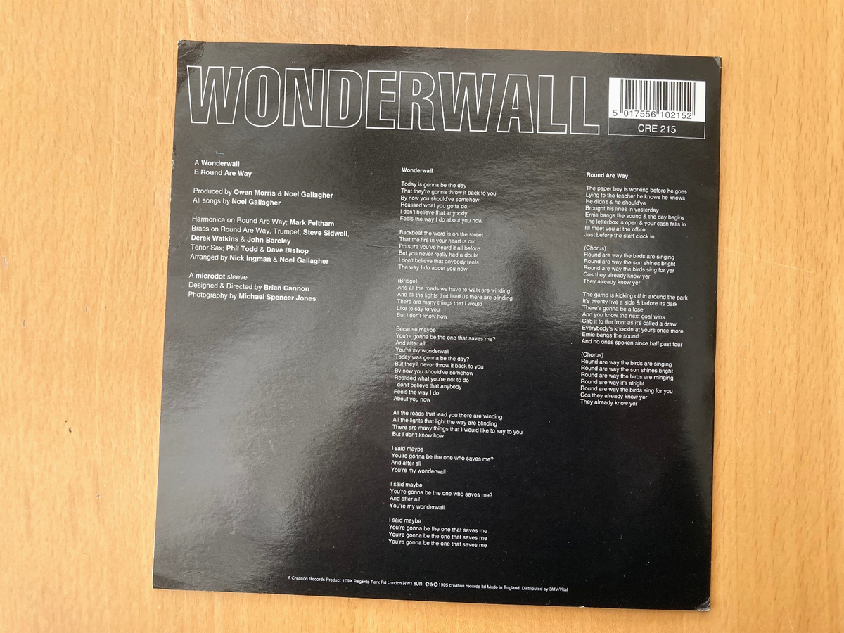 oasis　creation records　CD OASIS LIVE FOREVER CREATION CRESCD 185 LIAM NOEL GALLAGHER